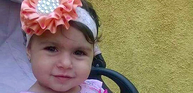 Sofia Lara Braga, de 2 anos, morre aps ser atingida por bala perdida, na Zona Norte do Rio