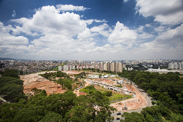 Antigo terreno do Banespa, perto da marginal Tiet, que ser transformado em um condomnio para 25 mil moradores em Pirituba (zona norte de So Paulo)