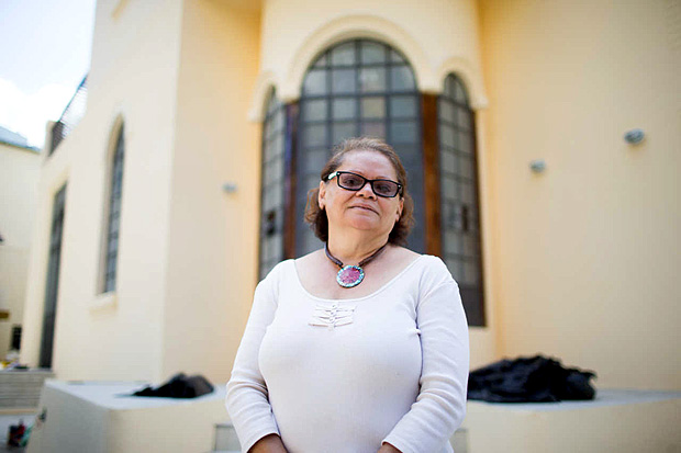 Maria Eulina, fundadora da ONG que desde a dcada de 70 tenta ter o Castelinho como sede