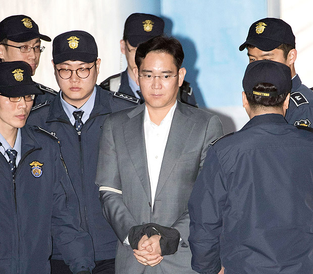 O vice-presidente da sul-coreana Samsung, Lee Jae-yong