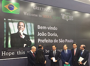 Doria em viagem a Seul, em abril – Alencar Izidoro/Folhapress Doria em viagem a Seul, em abril – Alencar Izidoro/Folhapress