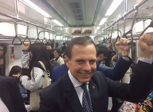O prefeito Joo Doria visitou o metr de Seul