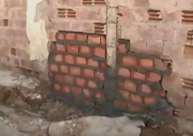 Muro do Complexo de Pedrinhas  reconstrudo aps fuga de presos no MA 