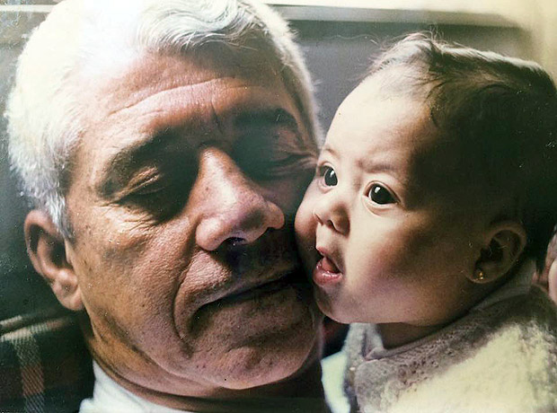 Vicente Mrcio Proena Pereira (1943-2017) e sua filha, Flvia