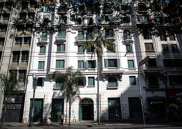 Palacete dos Artistas, no centro de São Paulo, moradia com modelo de aluguel social