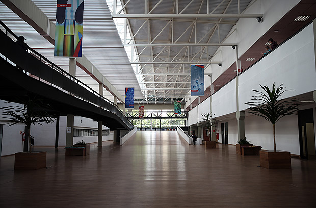 Interior de prédio no parque tecnológico planejado por Geraldo Alckmin (PSDB) desde 2002