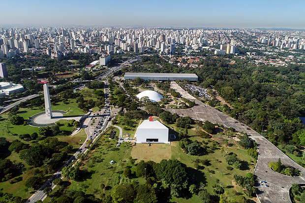 Vista do parque Ibirapuera, que será concedido à iniciativa privada pela gestão Doria (PSDB)