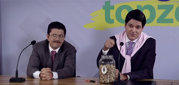 Programa Zorra Total, da TV Globo, exibido no ltimo sbado (21)