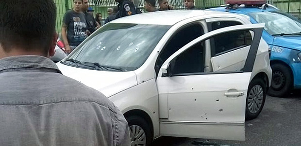 Colonel Luiz Gustavo Lima Teixeira, 48, commander of the 3rd Military Police Battalion of Rio, was shot dead on Thursday morning