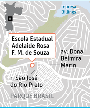 Onde fica EnemEscola Estadual Adelaide Rosa F. M. de Souza - Parque Brasil