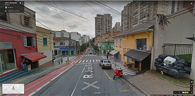Rua Joo Ramalho, em Perdizes, zona oeste de SP, onde taxista foi encontrado morto
