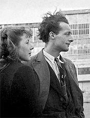 O filósofo André Gorz com a mulher, Dorine, em 1947