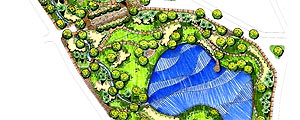 Projeto para lagoa dos Oiteiros, em Penedo (AL), prev mirante, anfiteatro e pista para atividades fsicas (Jasmim Manga /Reproduo)