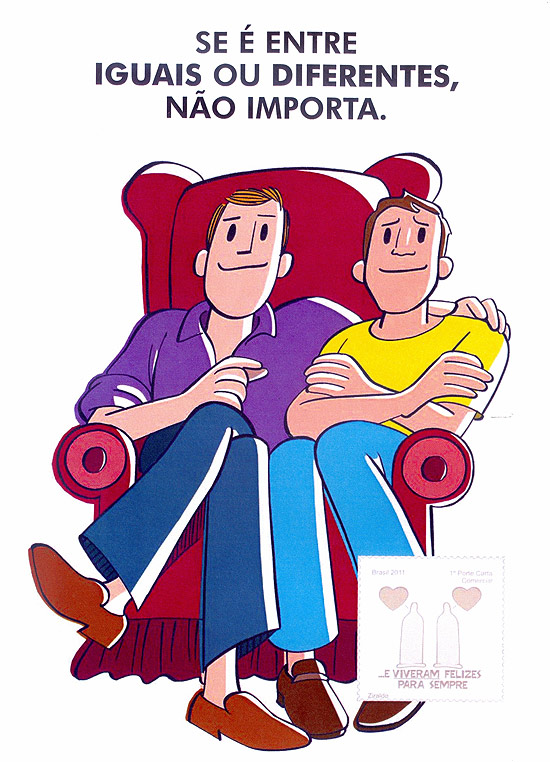 Imagens da nova cartilha de prevenção da Aids feita pelo cartunista Ziraldo lançada pelo Ministério da Saúde