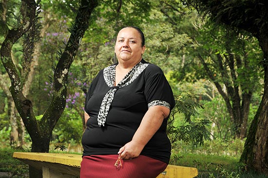 Marli Matos dos Santos, 53, internada em Suzano; ela chegou ao hospital com 158 kg e j perdeu 23 kg