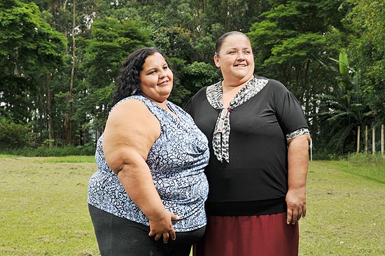 Tânia Brito Caetano, 29, e Marli Matos dos Santos, 53, internadas no Hospital de Retaguarda de Suzano