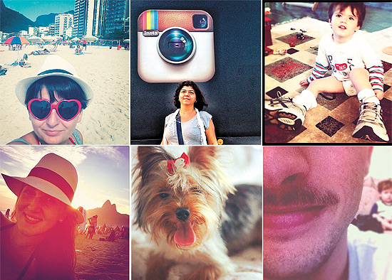 Montagem com fotos retiradas do Instagram de Rafael Noris, Beatriz Machado, Heloísa Rocha e Amanda Inácio