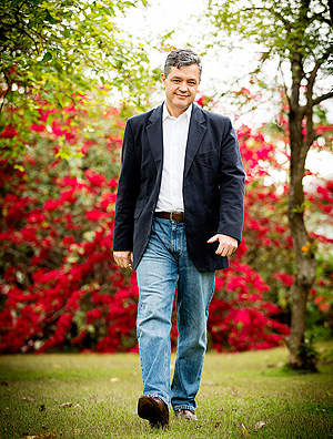 O executivo Gilson Campos, 54, que se recuperou de um infarto