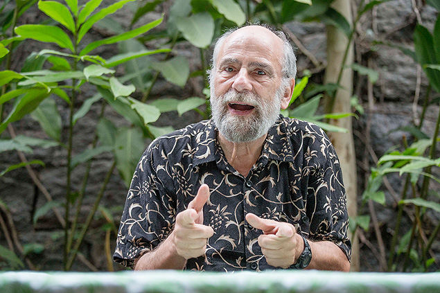 O psicólogo americano Paul Rozin, 78, em São Paulo