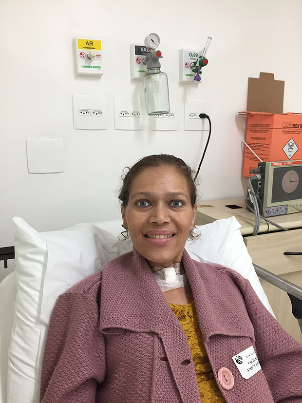 Roseli Machado, que recebeu um transplante multivisceral 