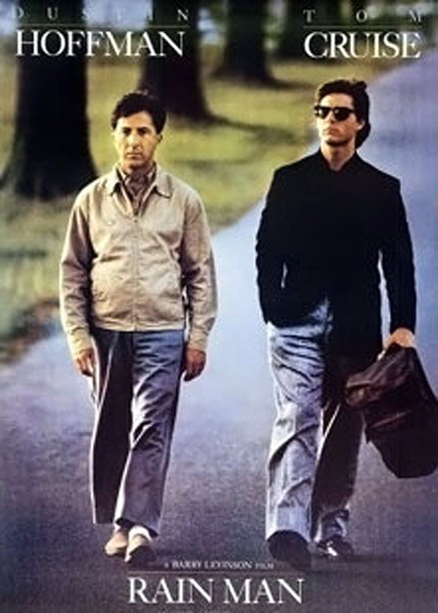 No filme "Rain Man", de 1988, o ator Dustin Hoffman, no papel de um autista já adulto, ajuda a criar uma imagem popular relativamente precisa do problema