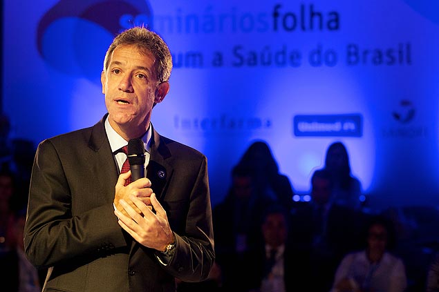 Arthur Chioro, ministro da Sade, durante o Frum a Sade do Brasil