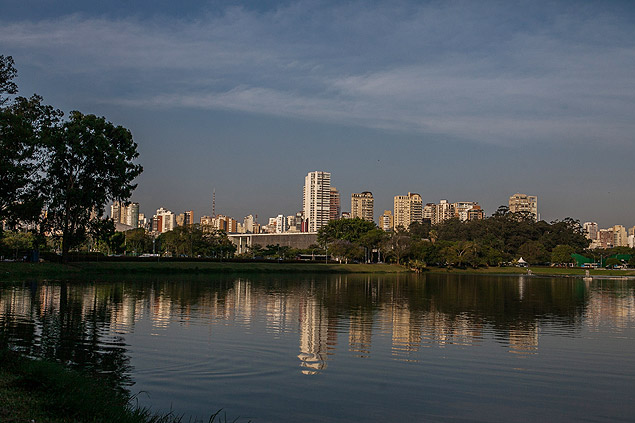 Vista para o parque do Ibirapuera 