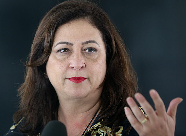 Ministra da Agricultura, Kátia Abreu, em fevereiro de 2015