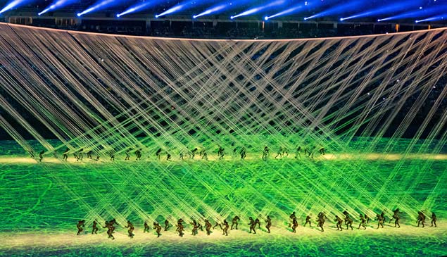 Rio de Janeiro, RJ, BRASIL, 05-08-2016: Abertura das Olimpiadas no Estadio do Maracana. Gisele (Foto: Eduardo Knapp/Folhapress, ESPORTES).