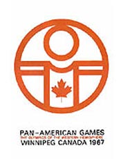 Pôster dos Jogos Panamericanos de Winnipeg - 1967