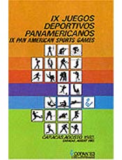 Pôster dos Jogos Panamericanos de Caracas - 1983