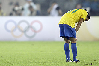 A atacante Marta durante a derrota do Brasil por 1 a 0 para os EUA, na final feminina