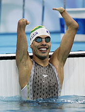 Nadador Daniel Dias deixou a Paraolimpada como o maior medalhista de Pequim.