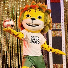 O leopardo Zakumi confirma a tendncia de animais mascotes para representar os pases em Copas do Mundo