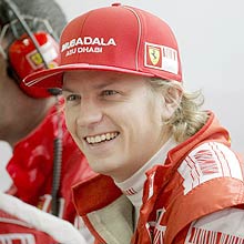 O finlands Kimi Raikkonen, ainda na Ferrari