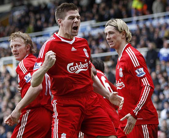 Com o Liverpool, Steven Gerrard ficou apenas na sétima colocação do último Campeonato Inglês