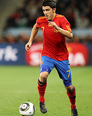 David Villa foi um dos artilheiros desta Copa do Mundo, com cinco gols