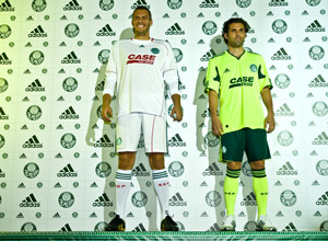 Palmeiras lanca novo uniforme no Museu do Futebol, no Estadio do Pacaembu