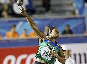 A atleta Geisa Arcanjo