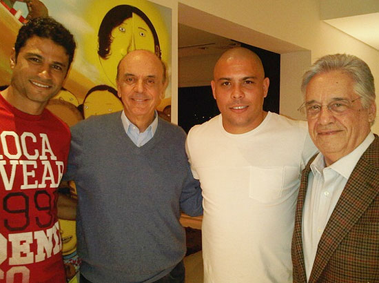William, Serra, Ronaldo e FHC