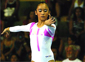 Harumy Freitas  a representante brasileira na ginstica artstica nos Jogos Olmpicos da Juventude, em Cingapura