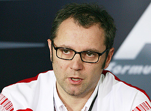 O chefe da Ferrari, Stefano Domenicali