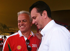 Kassab visita um dos camarotes do GP Brasil, prefeito vai averiguar incidente com Button