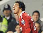 Rafael em jogo do Manchester United (Dylan Martinez/Reuters)