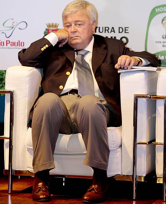 Ricardo Teixeira durante evento em São Paulo