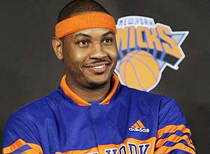 O ala Carmelo Anthony, agora do New York Knicks