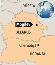 Cidade de Mogilev, em Belarus