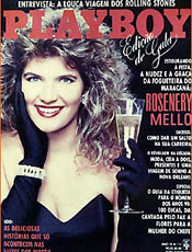 Rosenery Mello na capa da 'Playboy' de novembro de 1989
