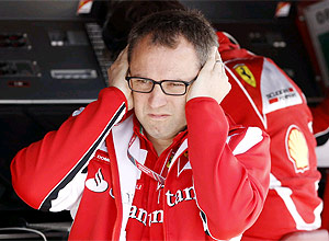 Stefano Domenicali, chefe da Ferrari, durante o GP da Hungria 