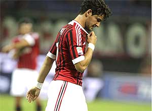 O atacante brasileiro Alexandre Pato, do Milan